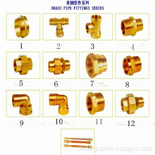 Brass Fitting, Available in Various Sizes